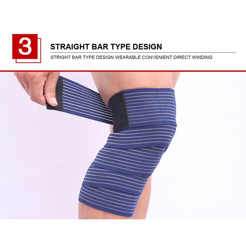 Bộ 2 băng bảo vệ đầu gối AOLIKES A-1516 chất liệu đàn hồi thoáng khí khi chơi thể thao sport knee protector