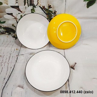 dĩa sứ lòng sâu - dĩa sứ lòng sâu