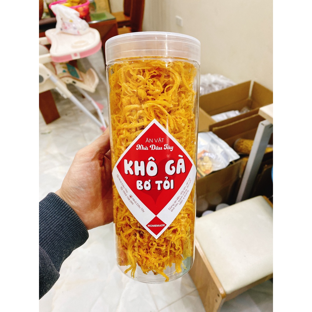 250G Khô Gà Vị Bơ Tỏi Thơm Ngon Ăn Vặt Nhà Dâu Tây | BigBuy360 - bigbuy360.vn