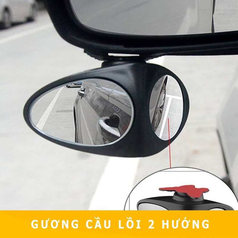 Gương cầu lồi 3D soi lề ô tô_Giá bán trên từng cái