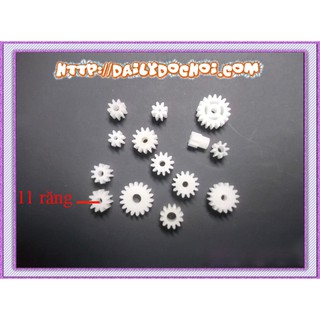 Bánh răng 11 răng trục 2mm chế tạo DIY, hàng chất lượng cao giá thành hợp lý,hàng mới 100%