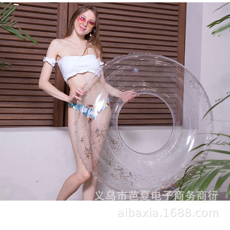 Phao Bơi Trong Suốt 80/90/120cm Chuyên Dụng Cao Cấp