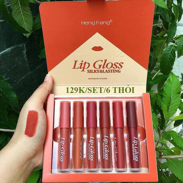 [CHUẨN AUTH] set 6 cây son mini,set son lipstick 6 cây, set son mini chính hãng,son kem lì không khô môi,son lì đẹp 5.0