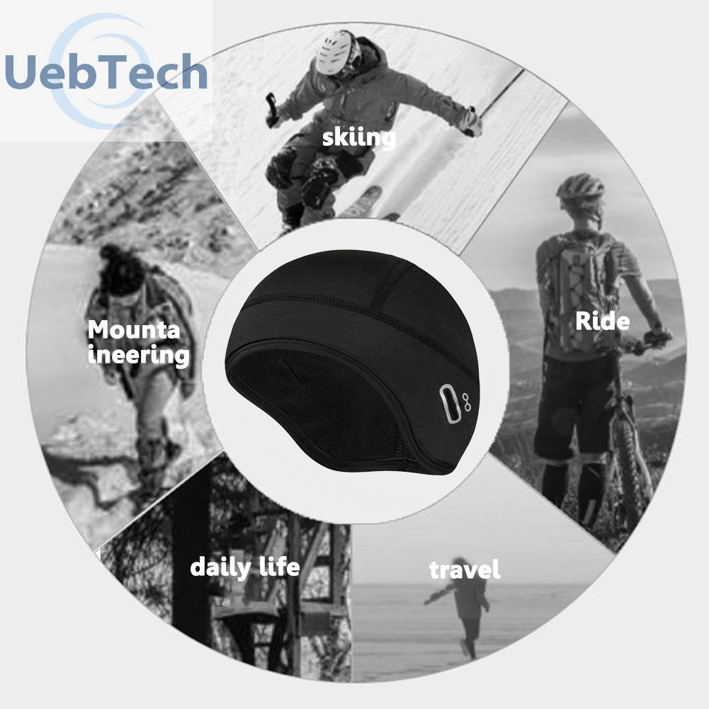 Mũ Trùm Đầu Đi Xe Đạp Kèm Kính Bảo Vệ Tai Chất Liệu Lông Cừu Giữ Ấm Mùa Đông Cho Nam