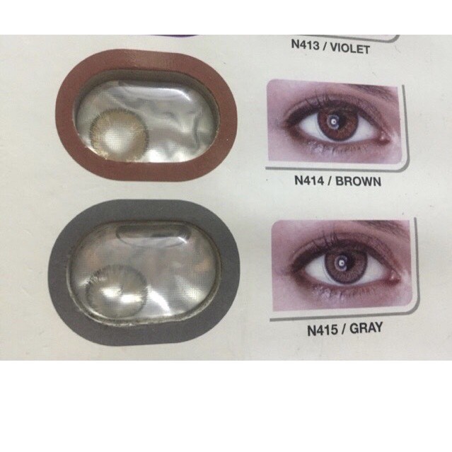 Lens màu 3 tháng Neo Cosmo- kính áp tròng màu chính hãng Hàn Quốc từ 0 đến -10 độ- Tặng khay.