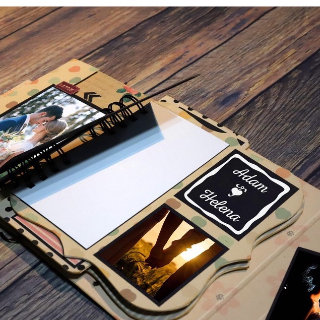 Album Scrapbook Love  quà tặng lễ tình nhân ý nghĩa