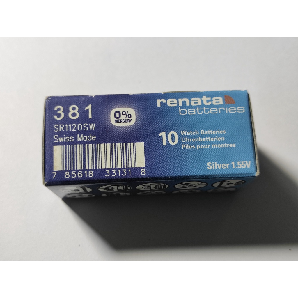 1 Viên Pin Đồng Hồ Renata Thụy Sĩ SR1120SW / 381 Loại Tốt