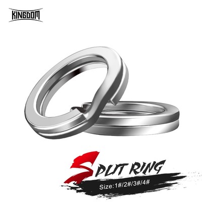 Kingdom Chất Lượng Cao Thép Không Gỉ Cứng Mồi Câu Cá Phụ Kiện Vòng Mồi Câu Cá Dụng Cụ
