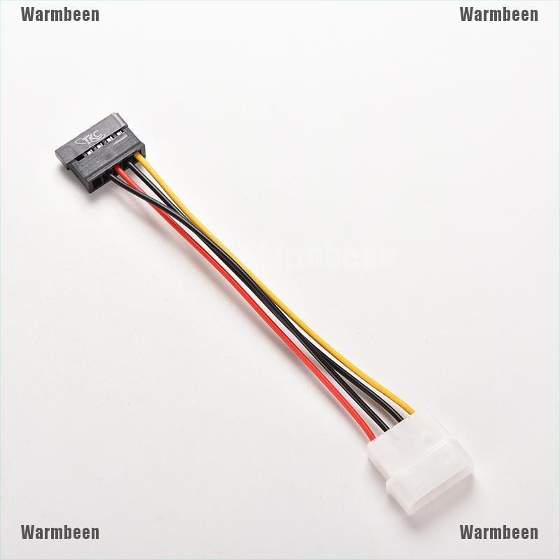 Bộ 2 Cáp Chuyển Đổi Nguồn Điện 4 Pin Ide Molex Sang 15 Pin Serial Ata Sata