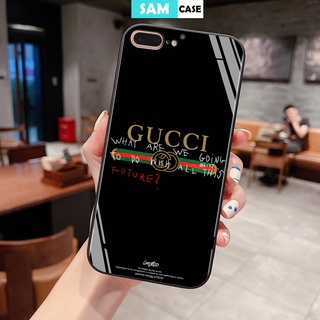 Ốp lưng kính iphone 8 Plus hình Gucci - Samcase