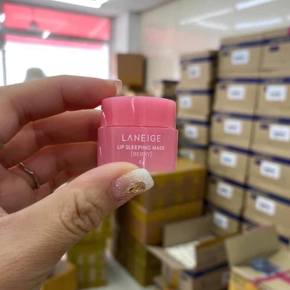 [siêu rẻ] Ủ MÔI LANEIGE hàng MINI chính hãng (Trị thâm môi và dưỡng môi căng mọng)