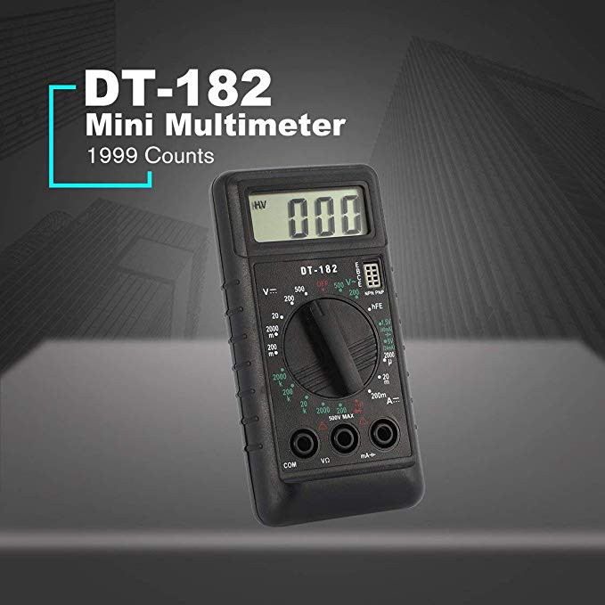 Đồng Hồ Đo Điện Vạn Năng Mini DT182