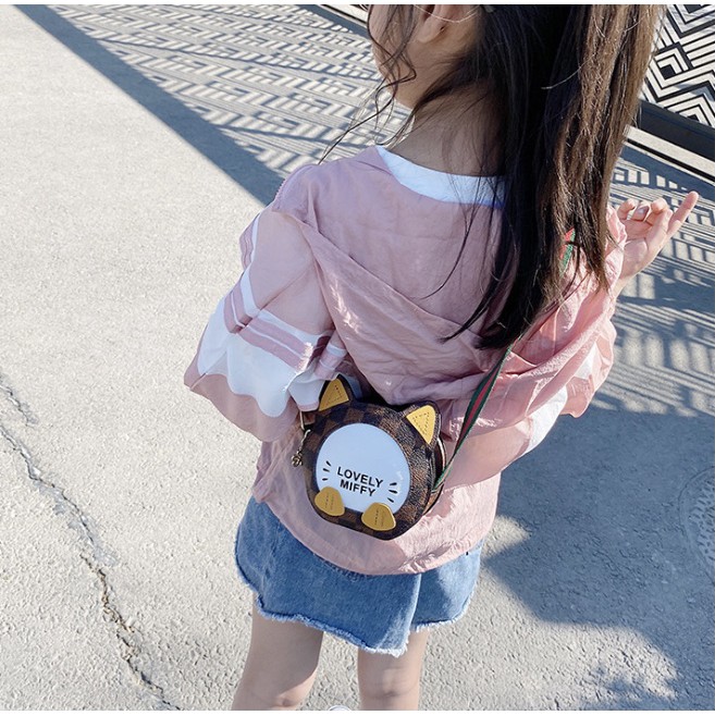 Túi thời trang đeo chéo trẻ em hoạt hình dễ thương cho bé gái