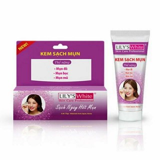 Tuýp kem sạch mụn đỏ, mụn bọc, mụn mủ - Lily’s White