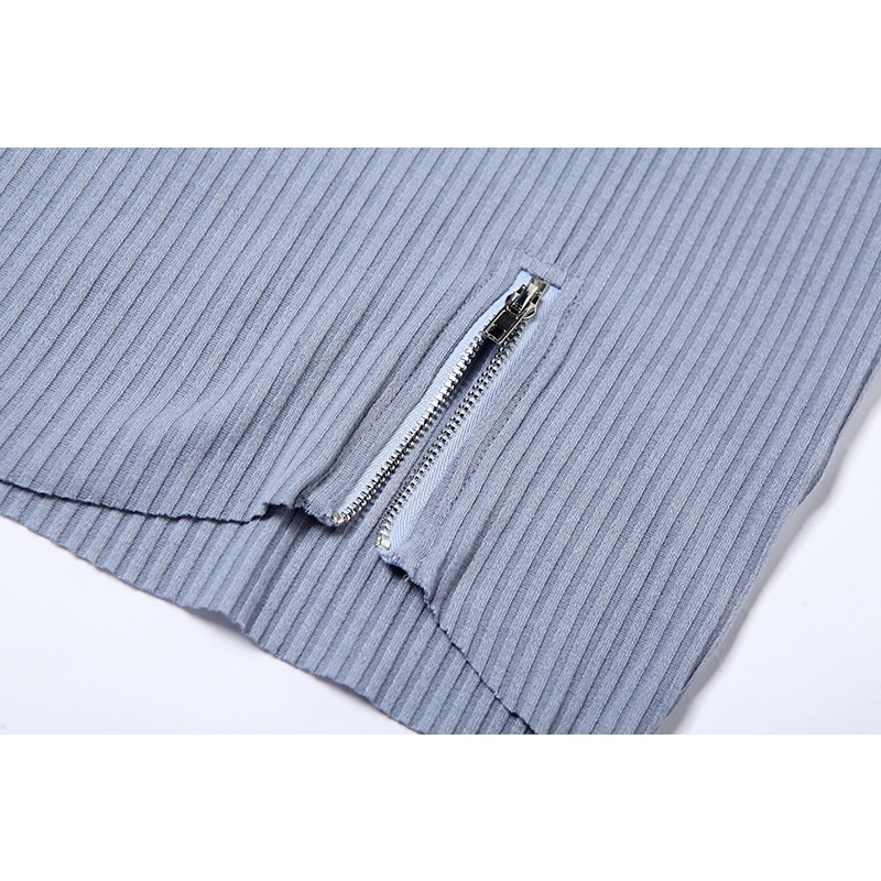 Set Áo Trễ Vai + Chân Váy Lưng Cao Xẻ Tà Thời Trang Cho Nữ