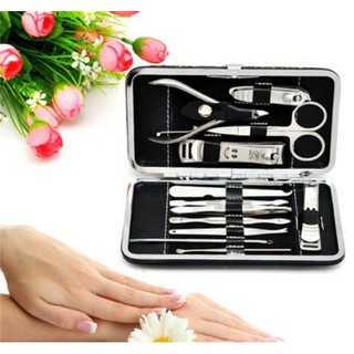 Bộ Dụng Cụ Làm Móng 12 Món Đa Năng Hình Mặt Cười
