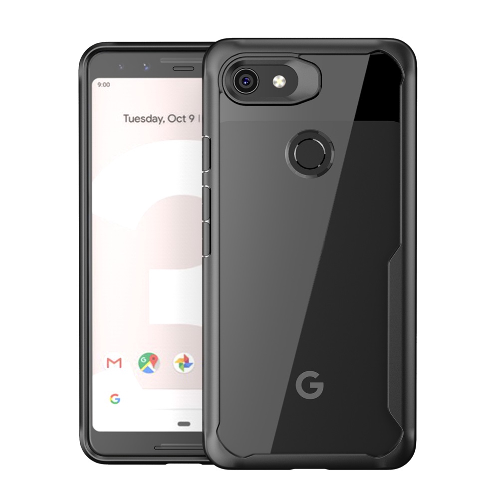 Ốp điện thoại acrylic chống rơi chịu va đập mạnh cho Google Pixel 2 3 3A 4 XL