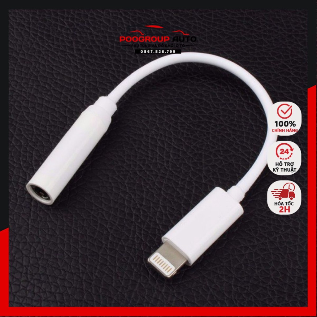 Cáp chuyên đổi từ iphone (lightning) sang jack tai nghe (3.5)