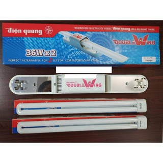 Bộ đèn Điện Quang Double Wing 72W daylight