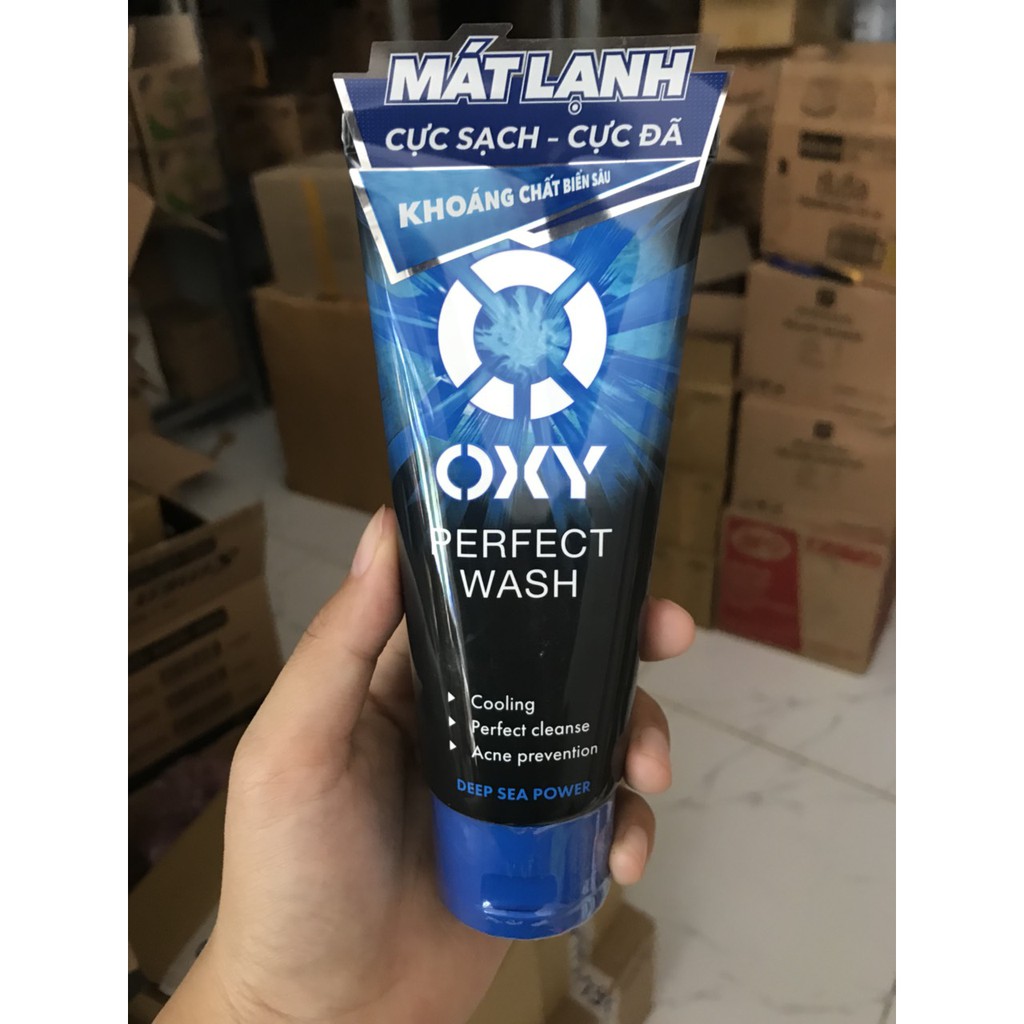 ( Mẫu Mới ) Sữa rửa mặt Oxy 100ml ( Sẵn 4 mầu như hình)