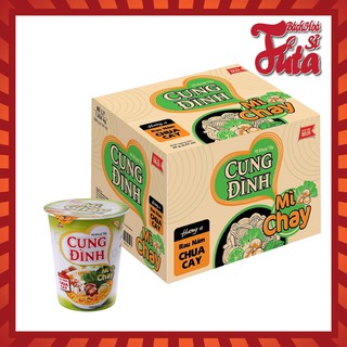 Mì ly chay Cung Đình vị Rau nấm chua cay , mì khoai tây siêu ngon bổ dưỡng