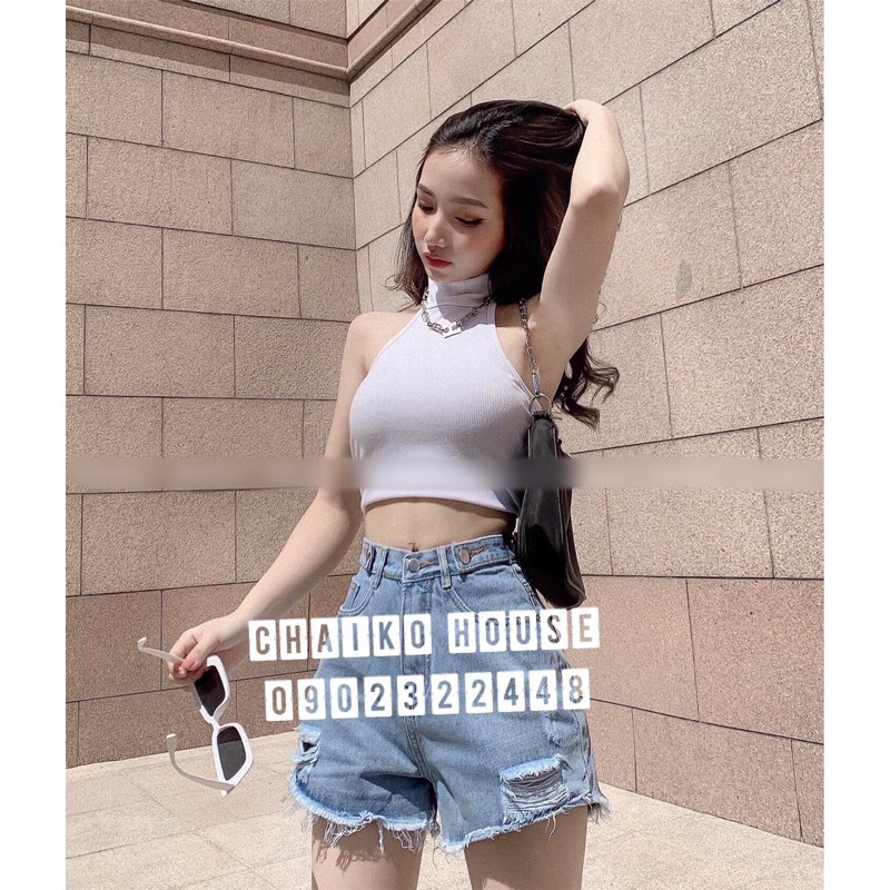 [Mã FAMAYWA giảm 10K đơn 50K] Áo yếm croptop sexy (hình thật shop chụp) | BigBuy360 - bigbuy360.vn