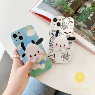 Cute Cartoon IMD with Matched Holder Phone Case Compatible with iPhone 13 Pro Max 12 11 Mini X XS Max XR SE 8 Plus 7 6 6S Aesthetic Ins Newest Fashion Korean Style Retro Classic Cute Cartoon Couple Shockproof Protective TPU Cover Shell