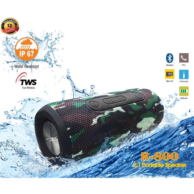 Loa di động SoundMax R800 - Hàng Chính Hãng
