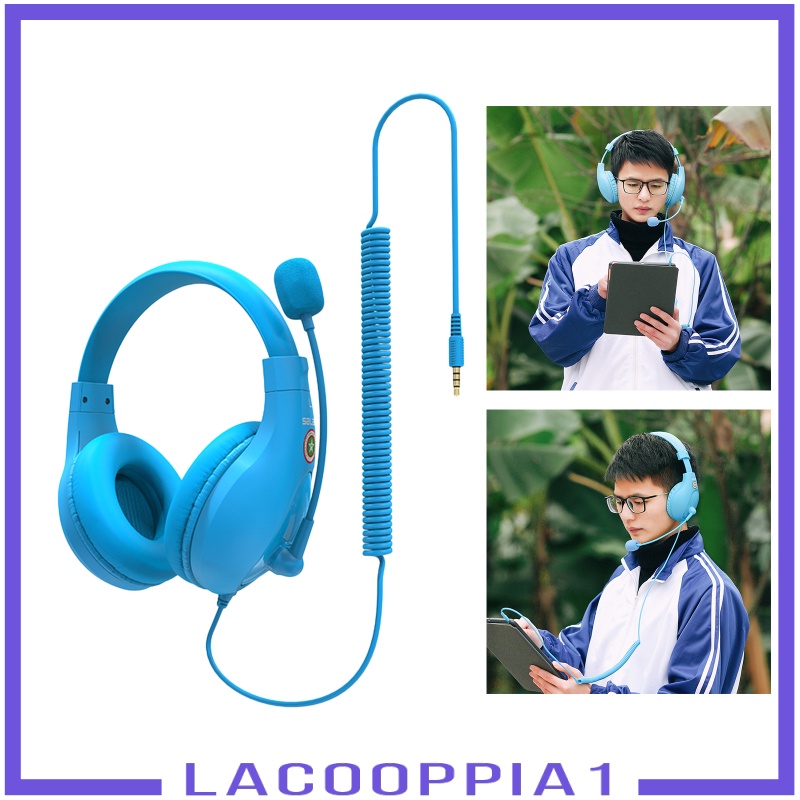 Tai Nghe Chụp Tai Lacooppia1 Có Mic Điều Chỉnh Được Thoải Mái Cho Học Sinh