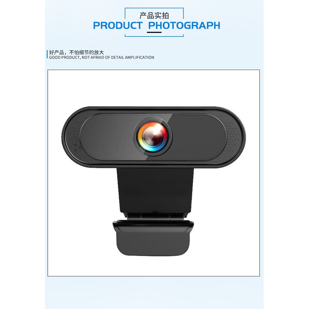 Webcam Mini HD 1080p 720p Rõ nét Chân thực Tích Hợp Micro Cho Máy Tính/TV | BigBuy360 - bigbuy360.vn