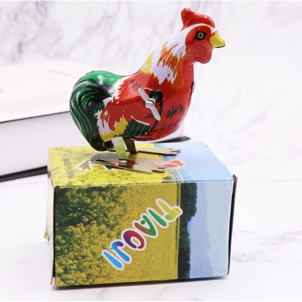 [SẴN HÀNG] Gà Con Bằng Kim Loại Vặn Dây Cót Đồ Chơi Trẻ Em Đáng Yêu SIÊU BỀN