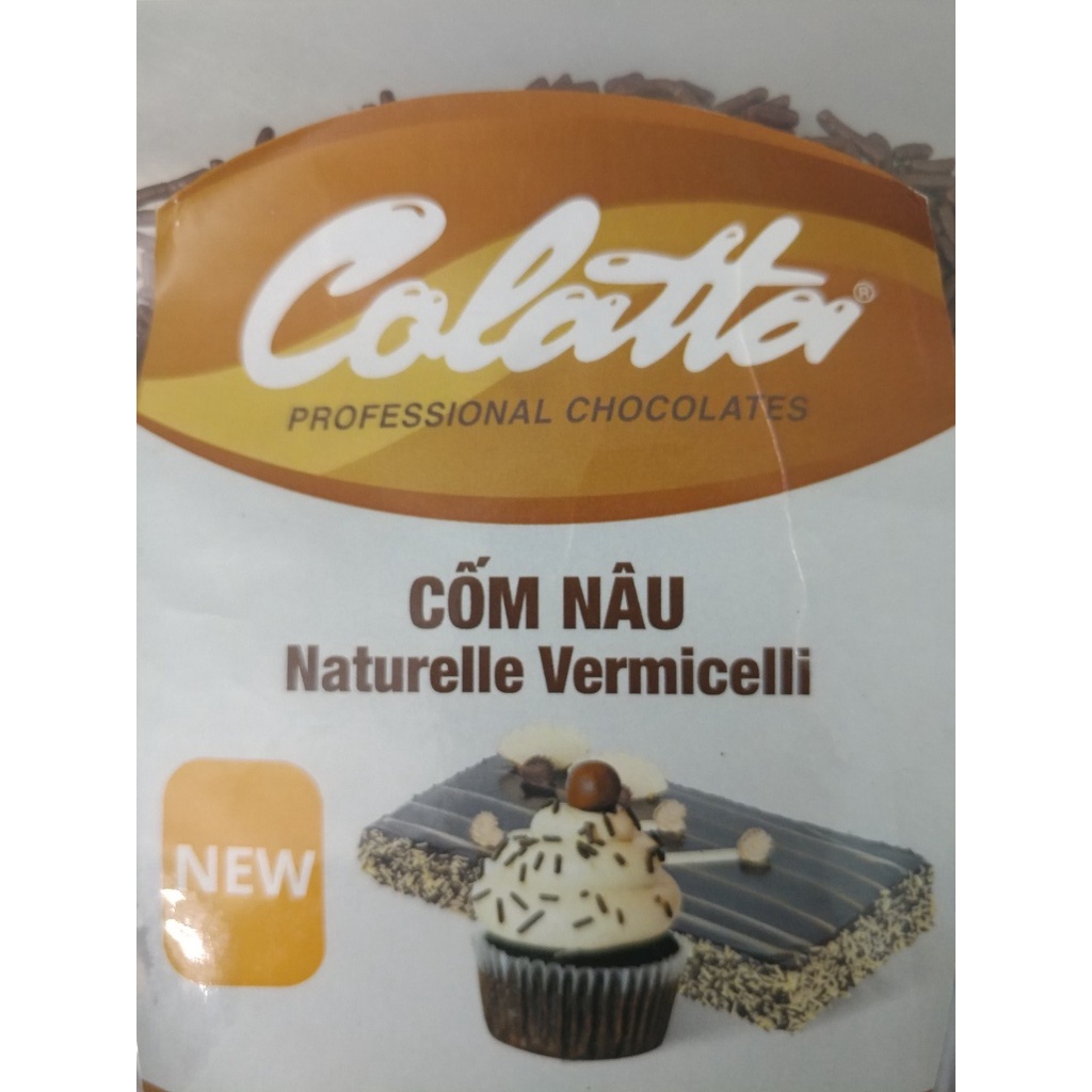 Cốm màu Colatta 100g / socola màu / Cốm nâu