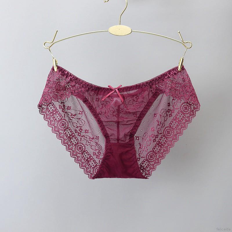 Quần Lót Ren Lưng Thấp Màu Sắc Nhã Nhặn Dành Cho Nữ | BigBuy360 - bigbuy360.vn