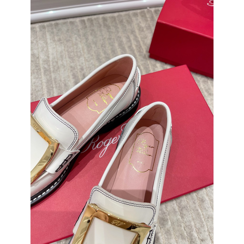 Giày oxford cao cấp da thật Roger Vivier thiết kế sang trọng và nổi bật | BigBuy360 - bigbuy360.vn