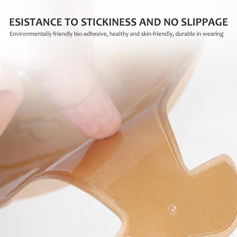 Cặp miếng dán ngực LEVAO bằng silicon thoáng khí không lộ hàng thoải mái cho nữ