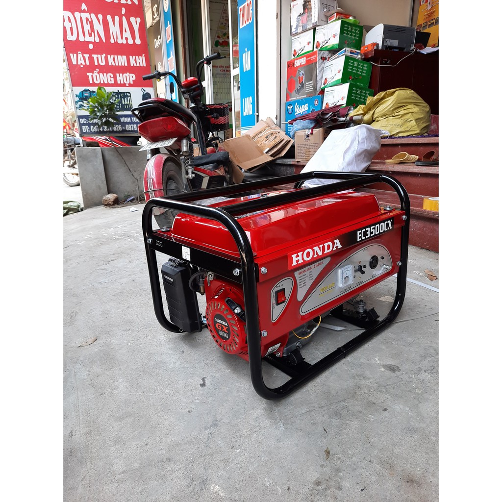 Máy phát điện Honda EC3500CX thái lan công suất 3,5kW, tiết kiệm nhiên liệu