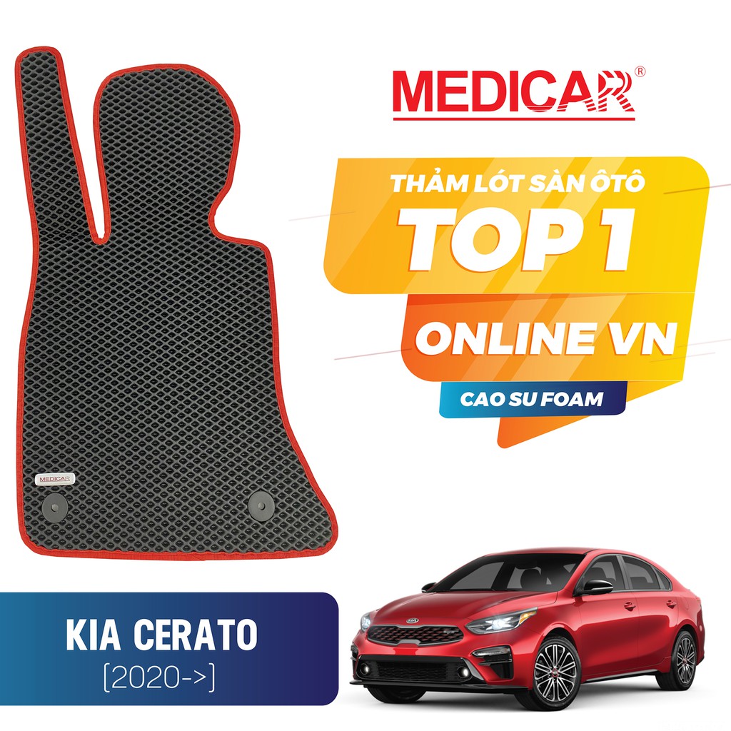 MEDICAR - Thảm lót sàn ô tô KIA Cerato 2019 -> 2021