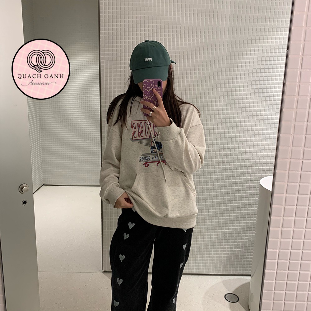 Mũ lưỡi trai bóng chày thêu chữ book unisex năng động – MU78