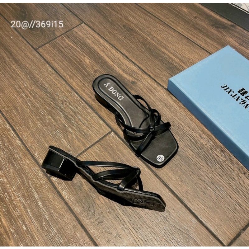 dép gót bigsize quai đan ú giữa (35-45)
