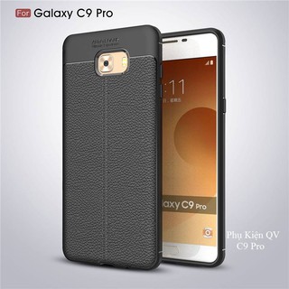 Ốp Lưng Chống Sốc Vân Da Cao Cấp Samsung C9 Pro