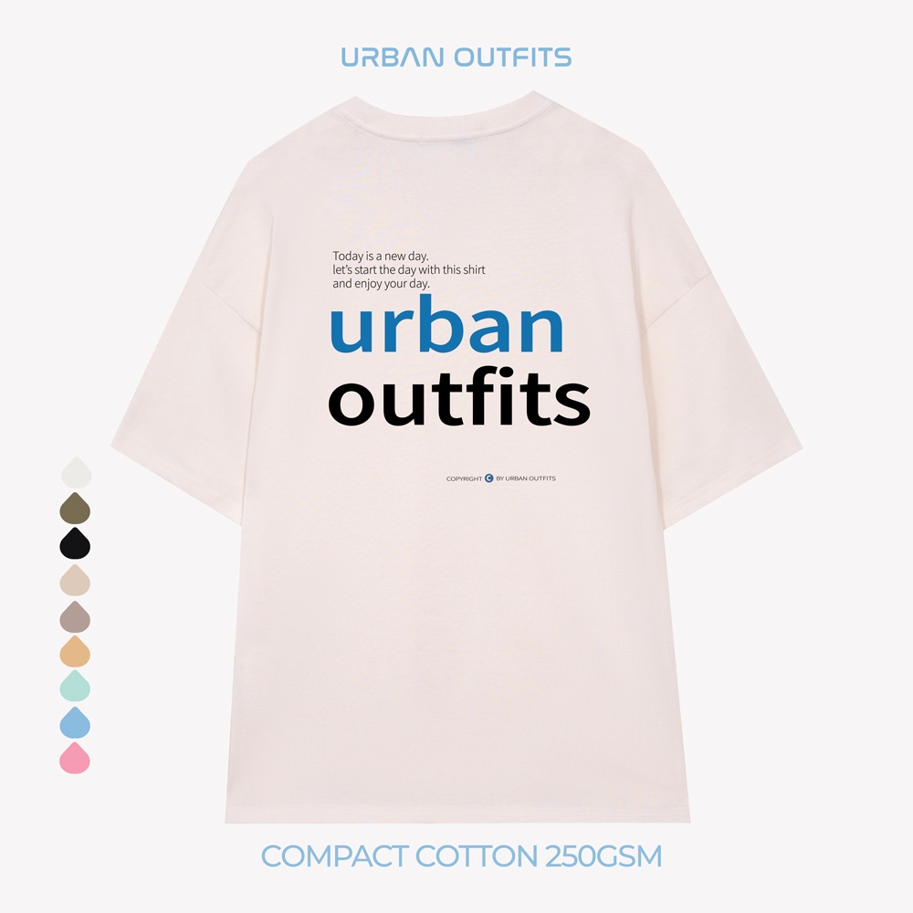 Áo Thun Tay Lỡ Form Rộng URBAN OUTFITS  ATO118 Local Brand In LOCATED  ver 2.0 Chất Vải 100% Compact Cotton 250GSM Dầy