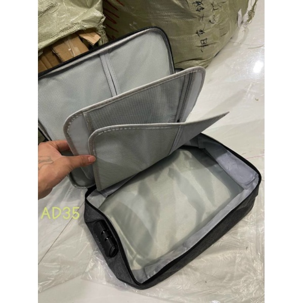 Túi đựng tài liệu nhiều lớp xách tay, hộ chiếu đa năng du lịch, bao bảo vệ đồ, thẻ