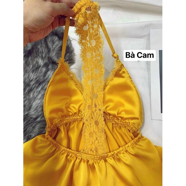 Set ngủ sexy Lụa Satin Phối Ren Hàng Loại 1 nhà e siêu đỉnh_Hình thật 100% ạ
