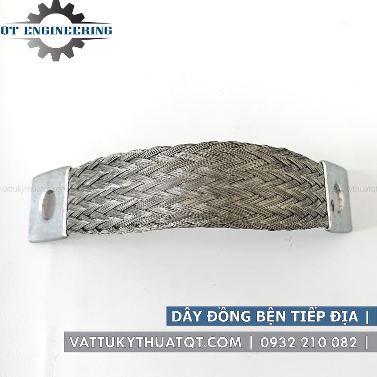 Dây đồng bện 2 đầu cốt | Dài 200mm x Tiết diện 16/20/25 (mm2) [VATTUKYTHUATQT.COM]