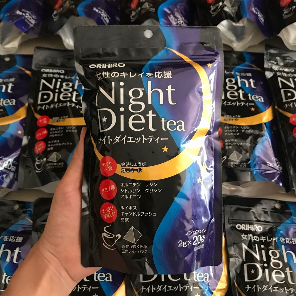 Trà Giảm Cân Đêm Night Diet Orihiro Nhật Bản