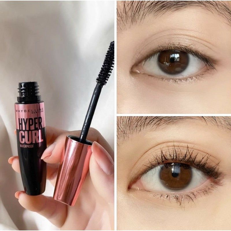 Mascara Maybelline Hyper Curl công thức đặc biệt dành riêng cho phụ Châu Á lông mi dày &amp; cong đến 24h-9.2ml - Thái Lan