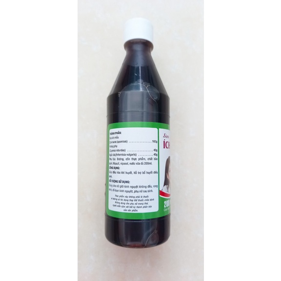 Cao ích mẫu đại uy Bổ huyết điều kinh, giúp điều hòa kinh nguyệt chai siro 200ml , hộp 20 viên.