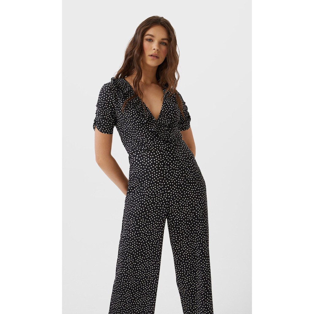 Jumsuit dài Stradivarius xuất xịn có sẵn