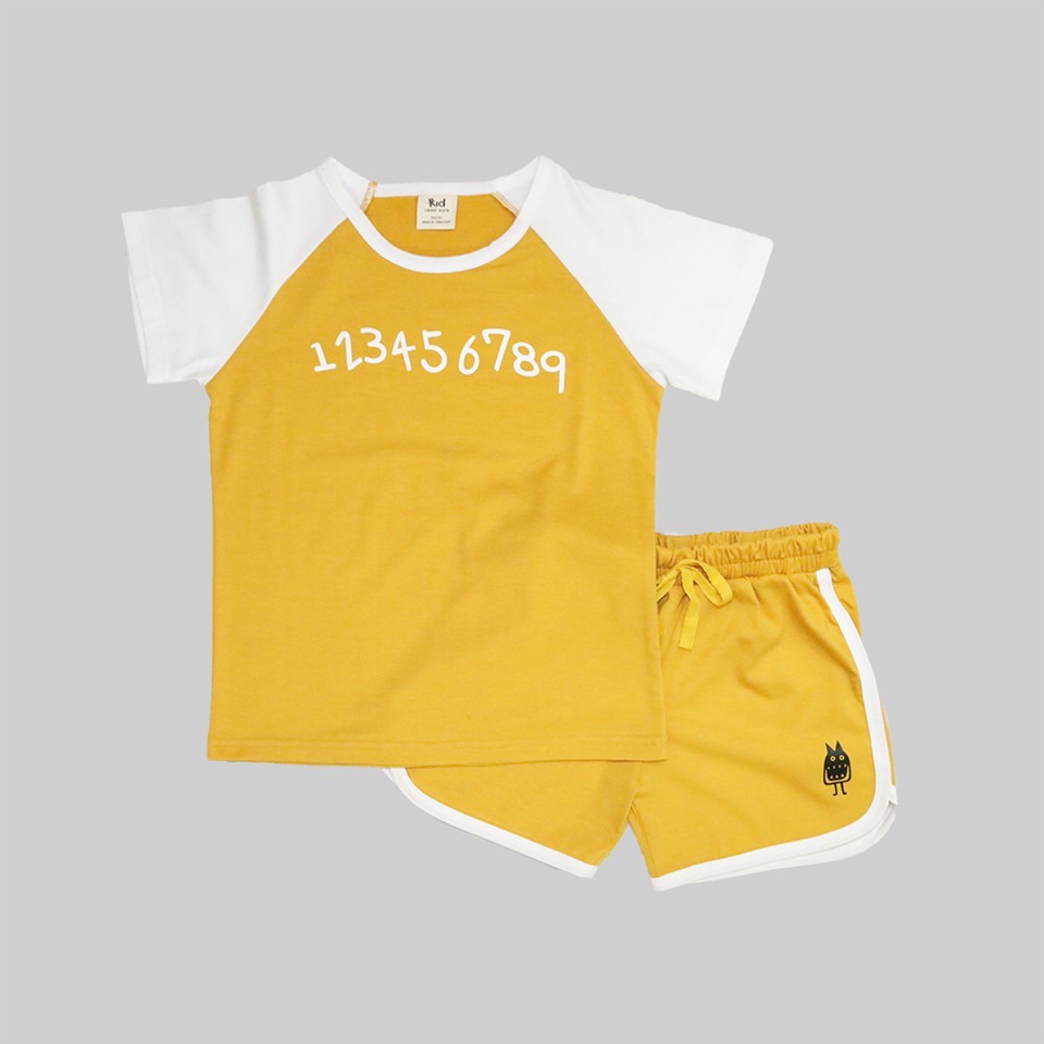 [Mã KID35K hoàn 35k xu đơn 500k] Set bộ quần áo số VEMZKIDS cho bé trai bé gái