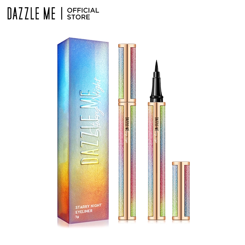 Bút Kẻ Mắt Nước Dazzle Me Trang Điểm Chống Nước Chống Mồ Hôi Thiết Kế Vỏ Lấp Lánh